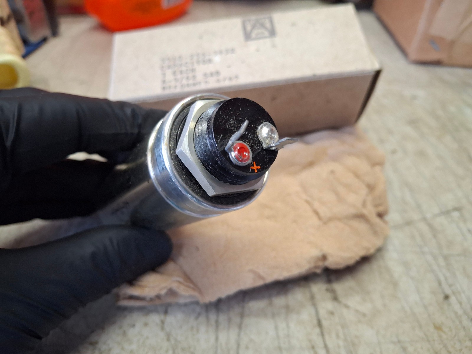 Vintage Cornell-Dubilier Electrolytic Can Capacitor CE41C122E 1200 MFD 15 W.V.
