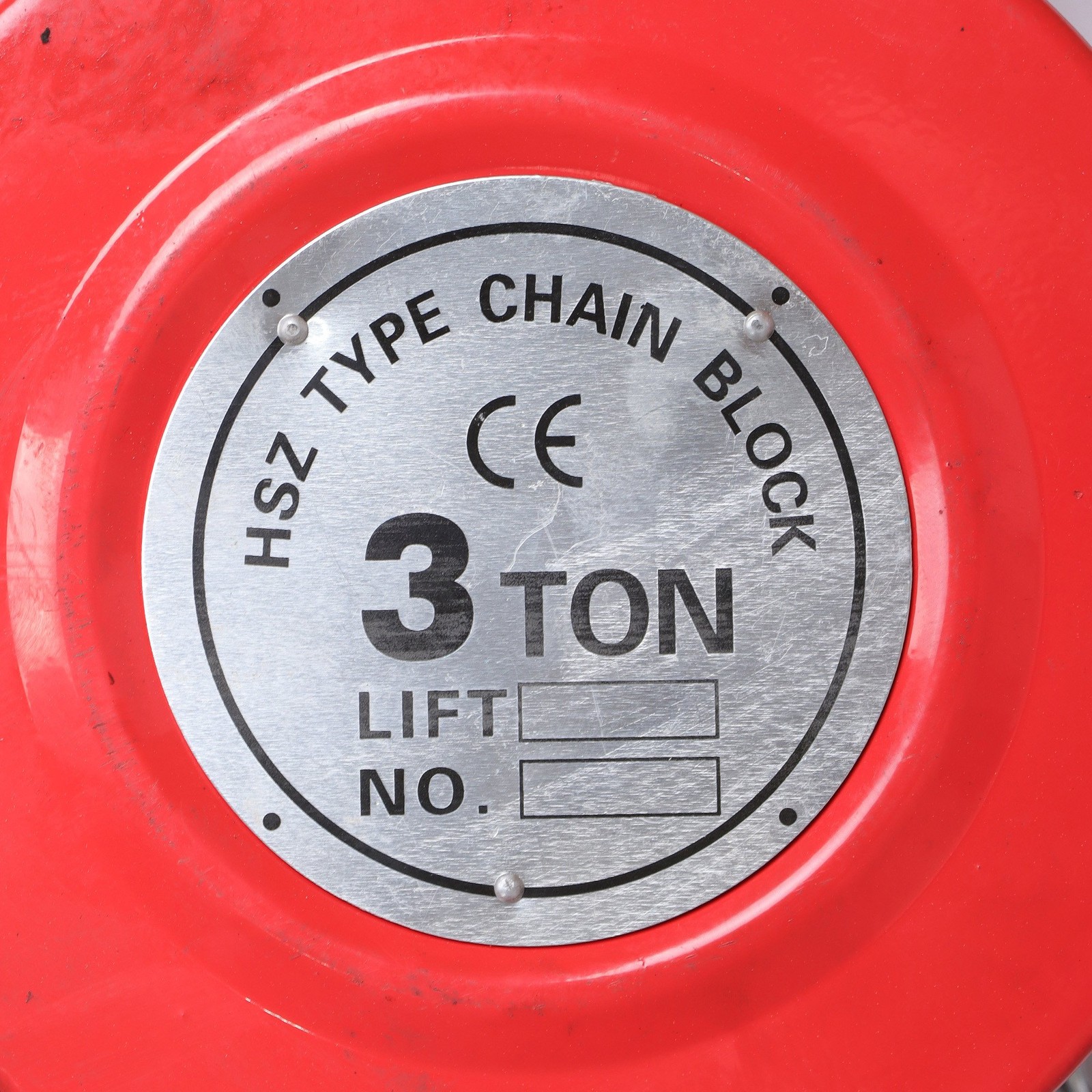 Manual Chain Hoist | 3 Ton / 6600 lbs Capacity | 2 Hooks | 10ft / 3Meters Lift