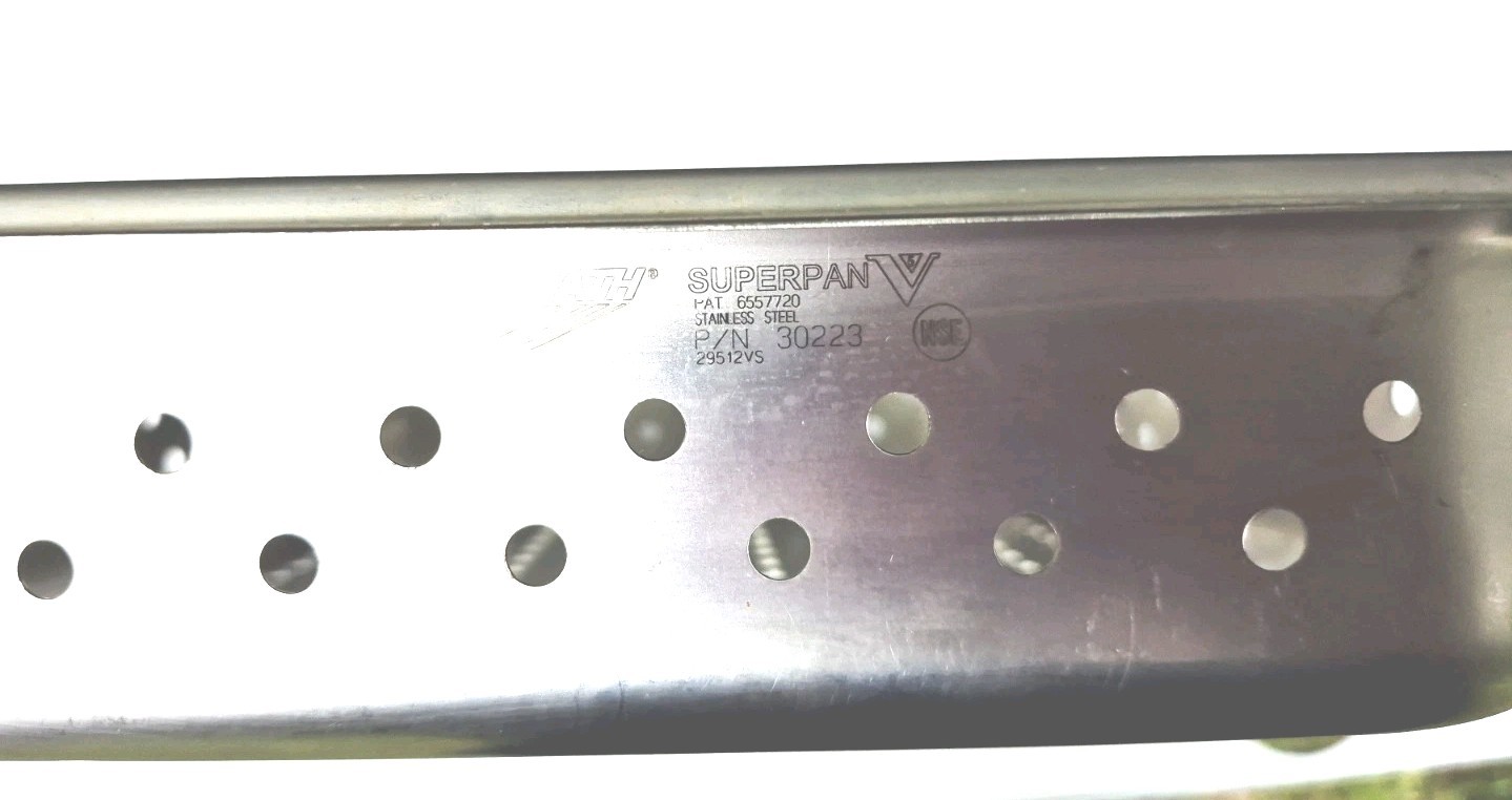 Vollrath 30223 Super Pan V Half Size x 2.5 D Steam Table Perforated Food Pan