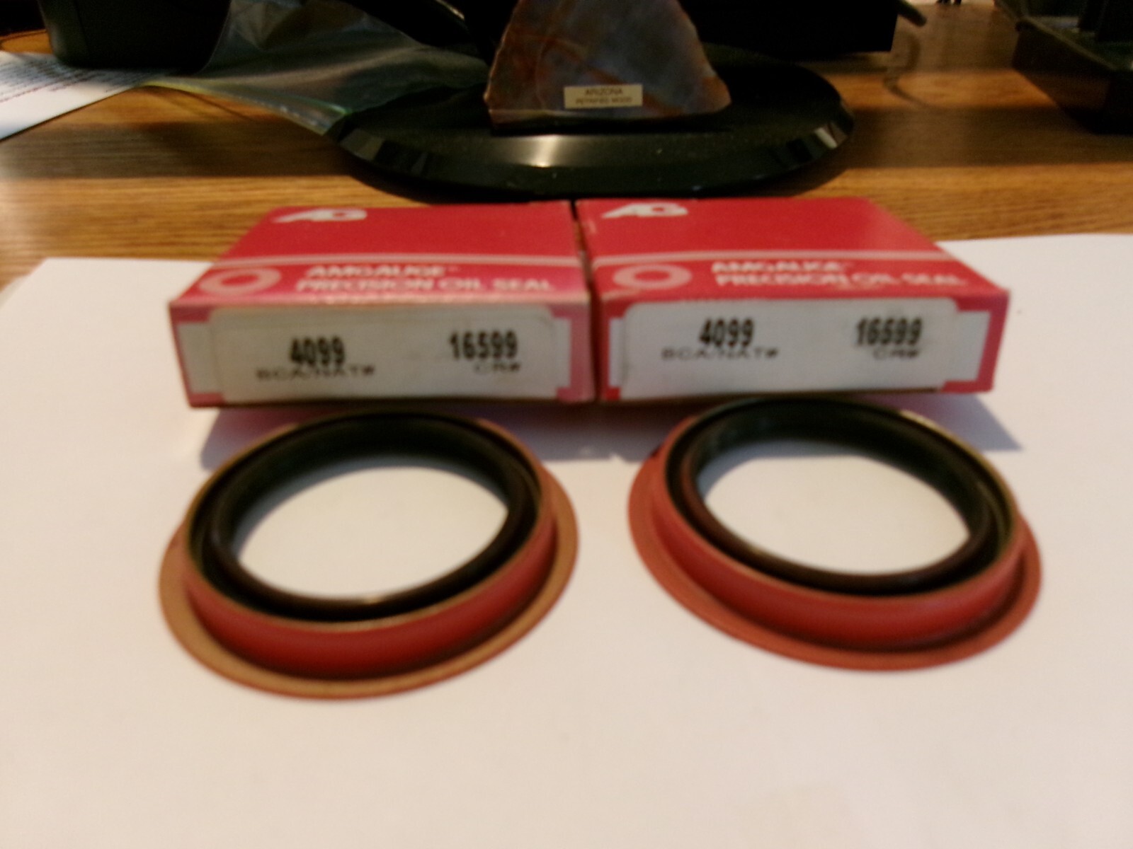 2 (TWO) AMGAUGE 4099 OIL SEALS = $11.98 = $5.99 EACH = FREE SHIPPING ~CR 16599