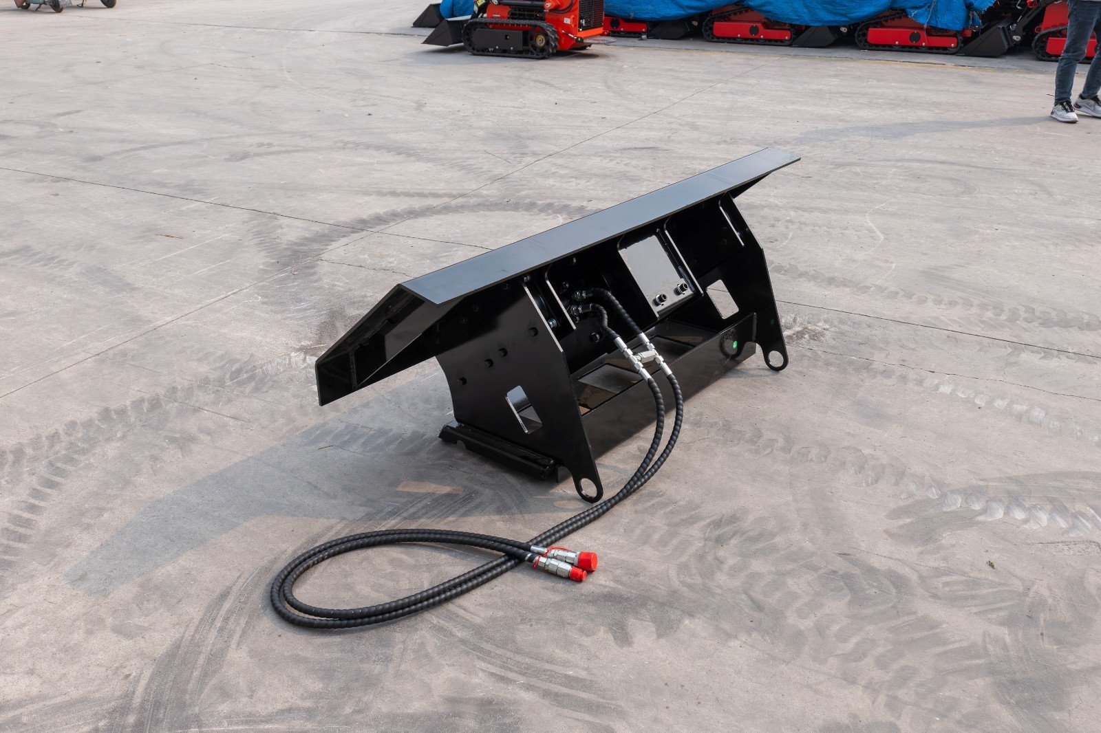 Road Vibratory Flat Plate Compactor fit Bobcat Skid Steer Loaders Free Shipping