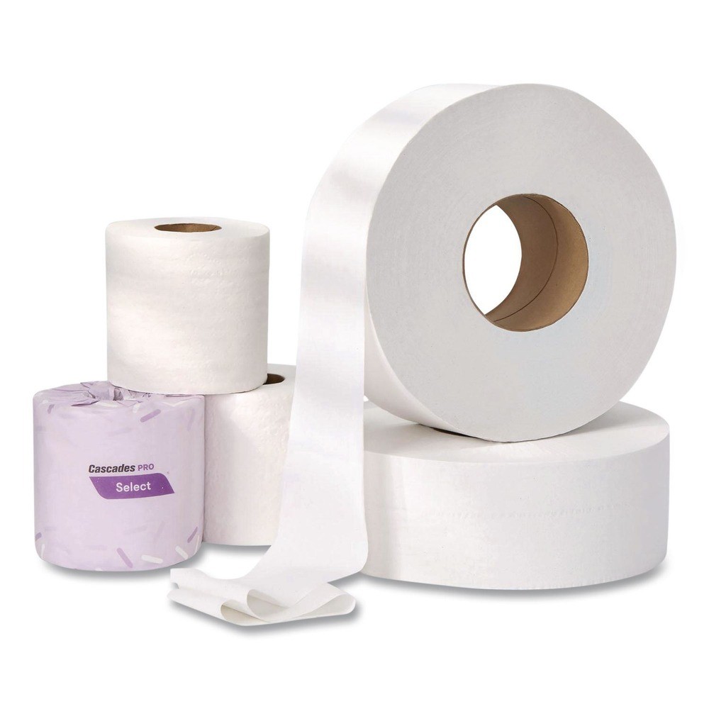 Cascades PRO B040 2-Ply Select Standard Bath Tissue – White (96/Carton) New