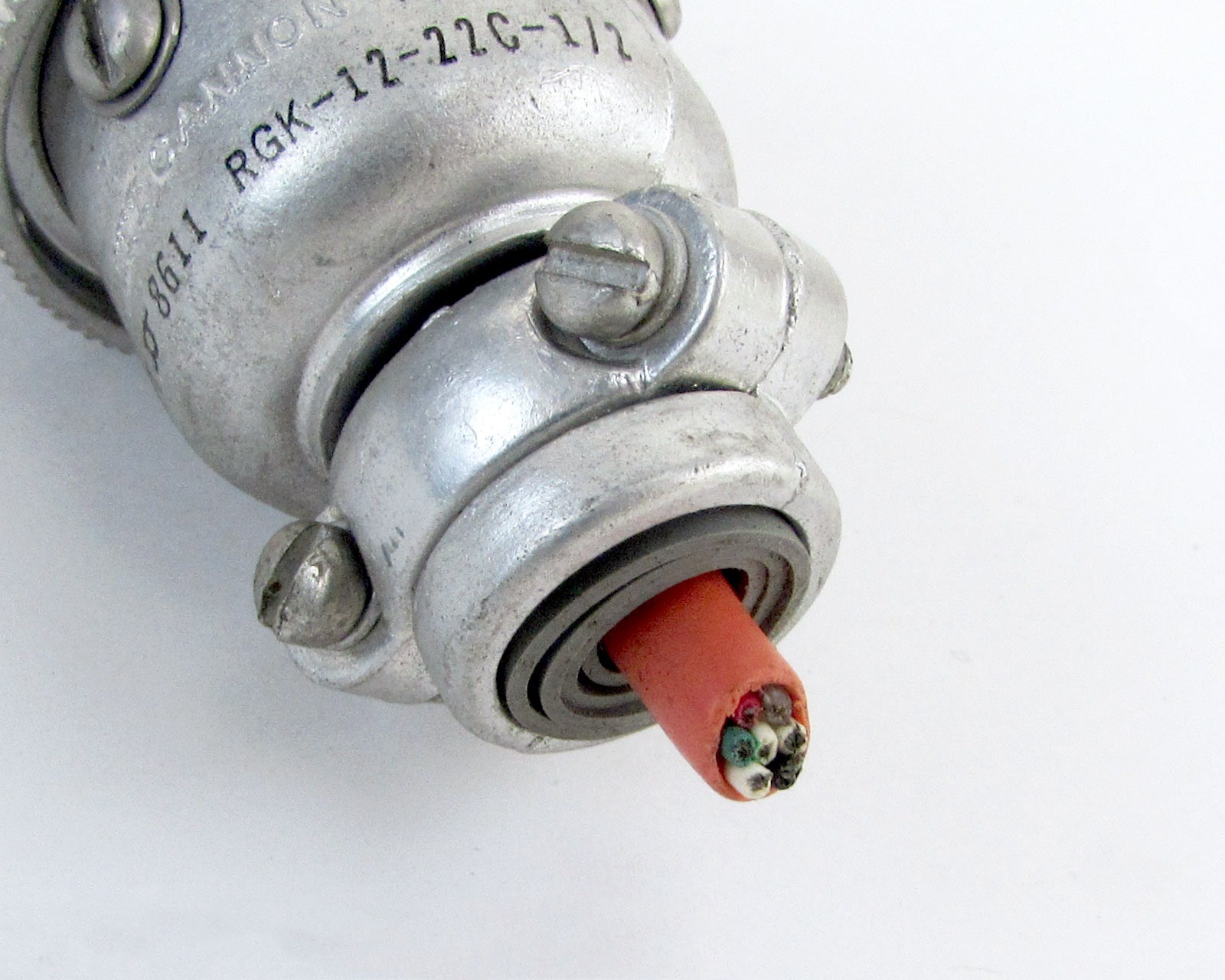 ITT Cannon RGK-12-31SL & RGK-12-22C-1/2 Mated Connectors *USED*