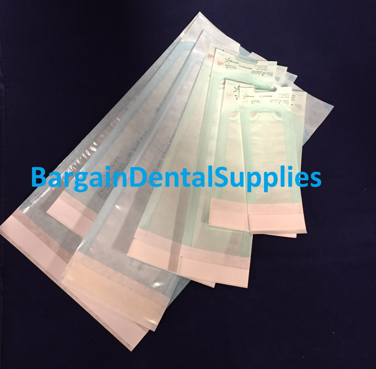 6400 Pcs Self-Sealing Sterilization Pouch QUATRO indicators 3.5″x 6.5″