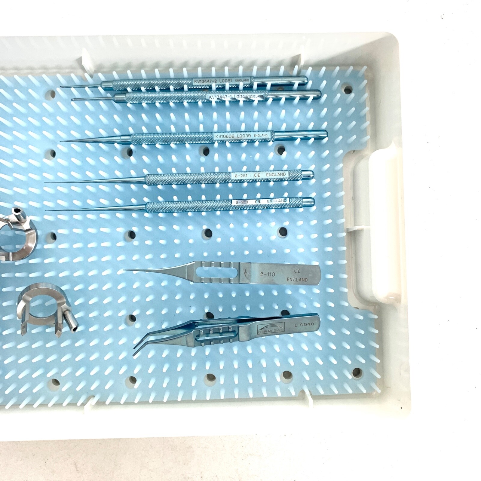 KERAVISION MICRO SURGERY OPTHALMIC INSTRUMENT set OF 12 W/ CASE