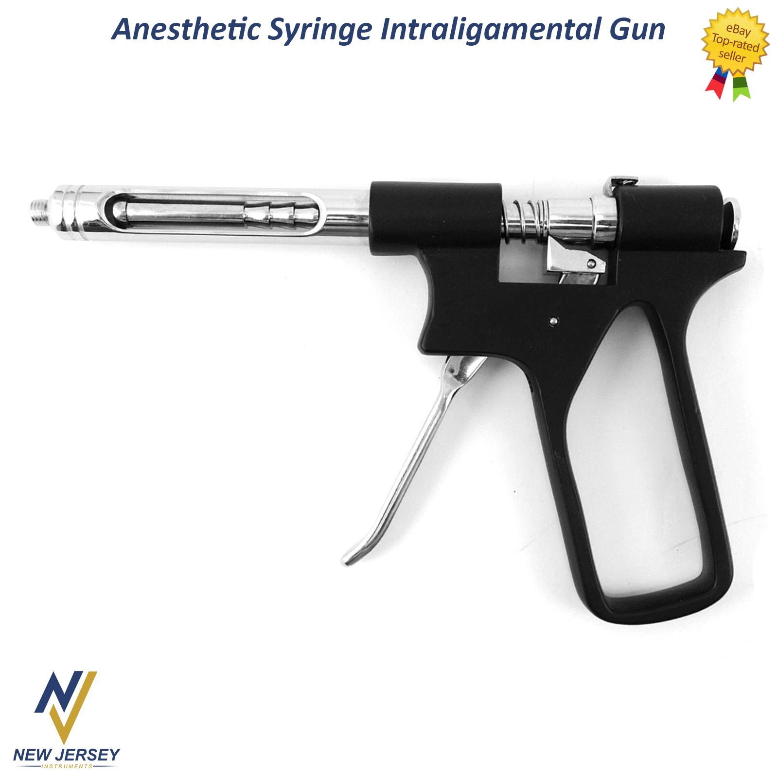 Dental Anesthetic Syringe Intraligamental Gun 1.8ML Injection AMR + EUR Threads