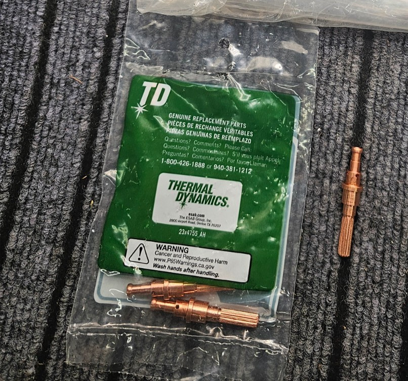 (5 PCS) Thermal Dynamics 9-8215: Plasma Cutter Electrode Replacement