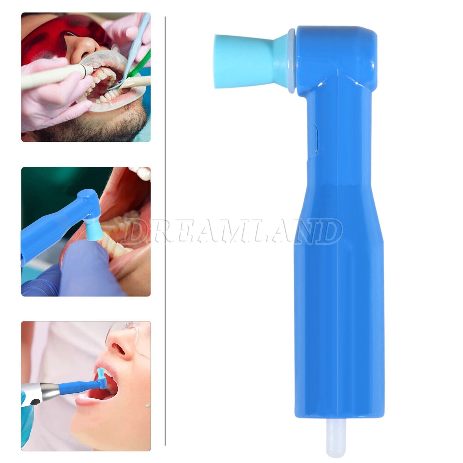 100 pcs / bag Disposable Dental Prophy right Angle firmCup Latex Free blue USA