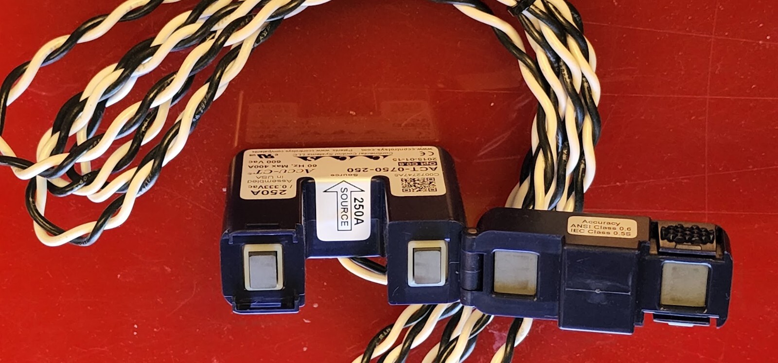 Onset T-ACT-0750-250 Accu-CT Split-Core Current Transformer, 250 Amp