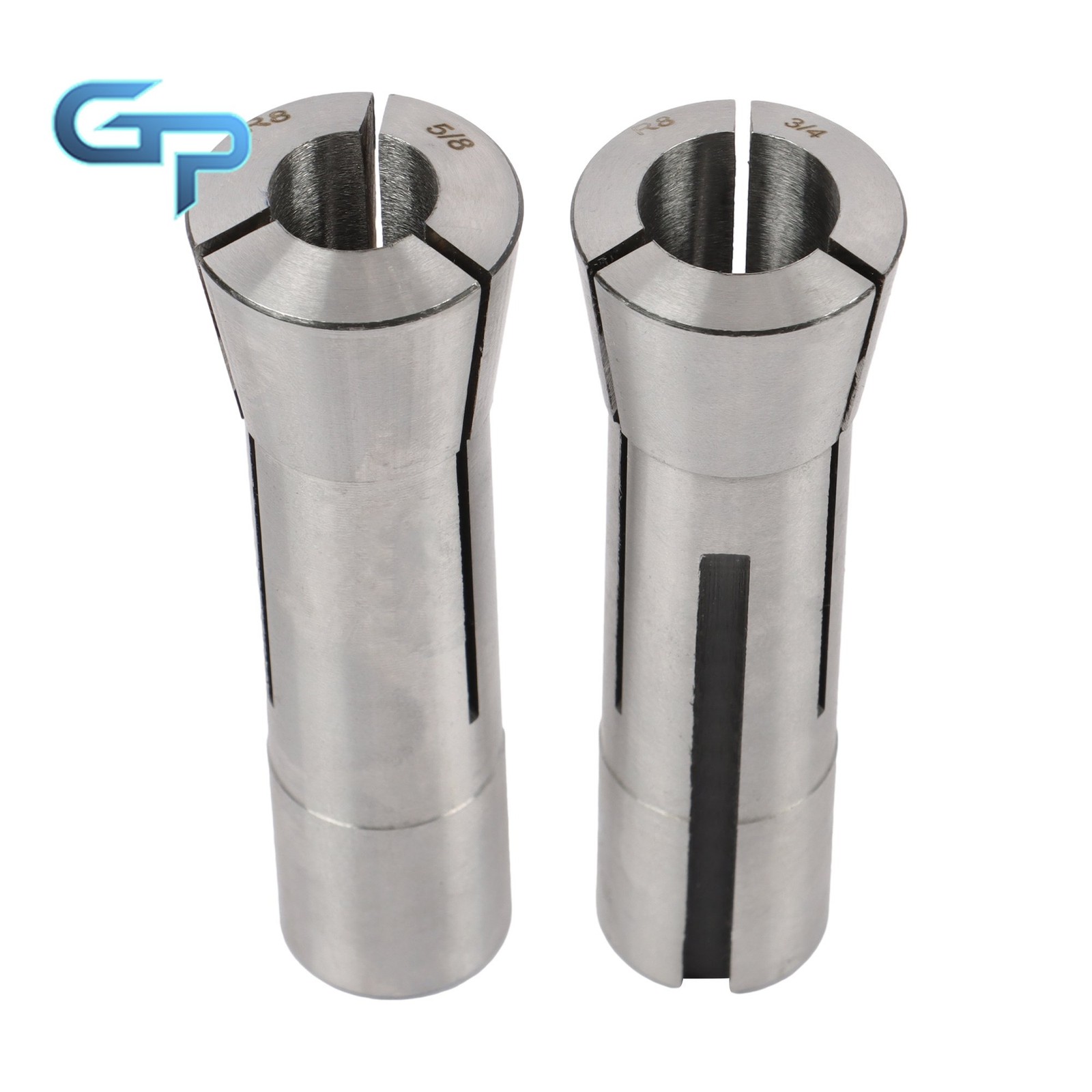 8 Piece R8 Collet Set 1/8″ 1/4″ 3/8″ 1/2″ 5/8″ 3/4″ 7/8″ Precision Ground