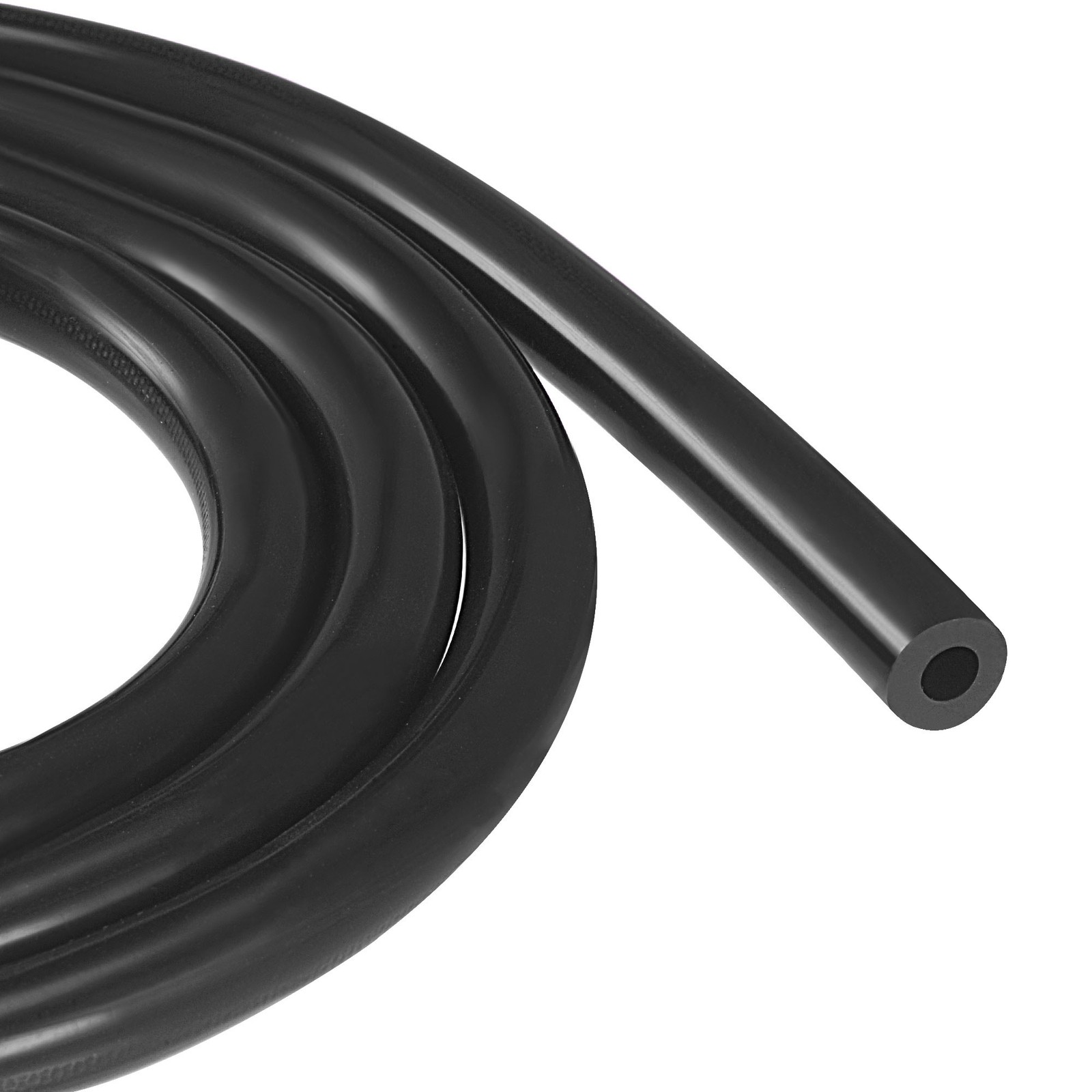 Vacuum Silicone Tubing Hose 1/4″ ID 1/8″ Wall Thick 3.3ft Black
