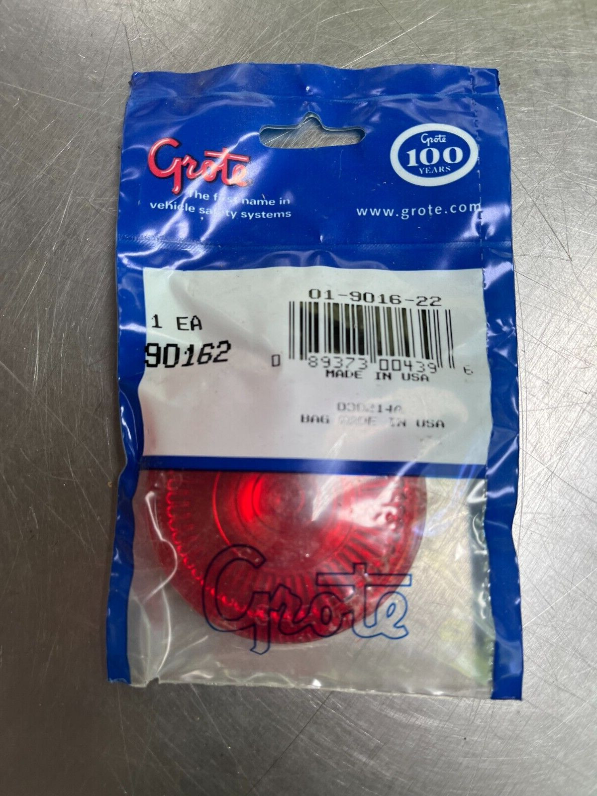 90162 Genuine GROTE RED Clearance Marker LENS 2.5″ Surface Mount