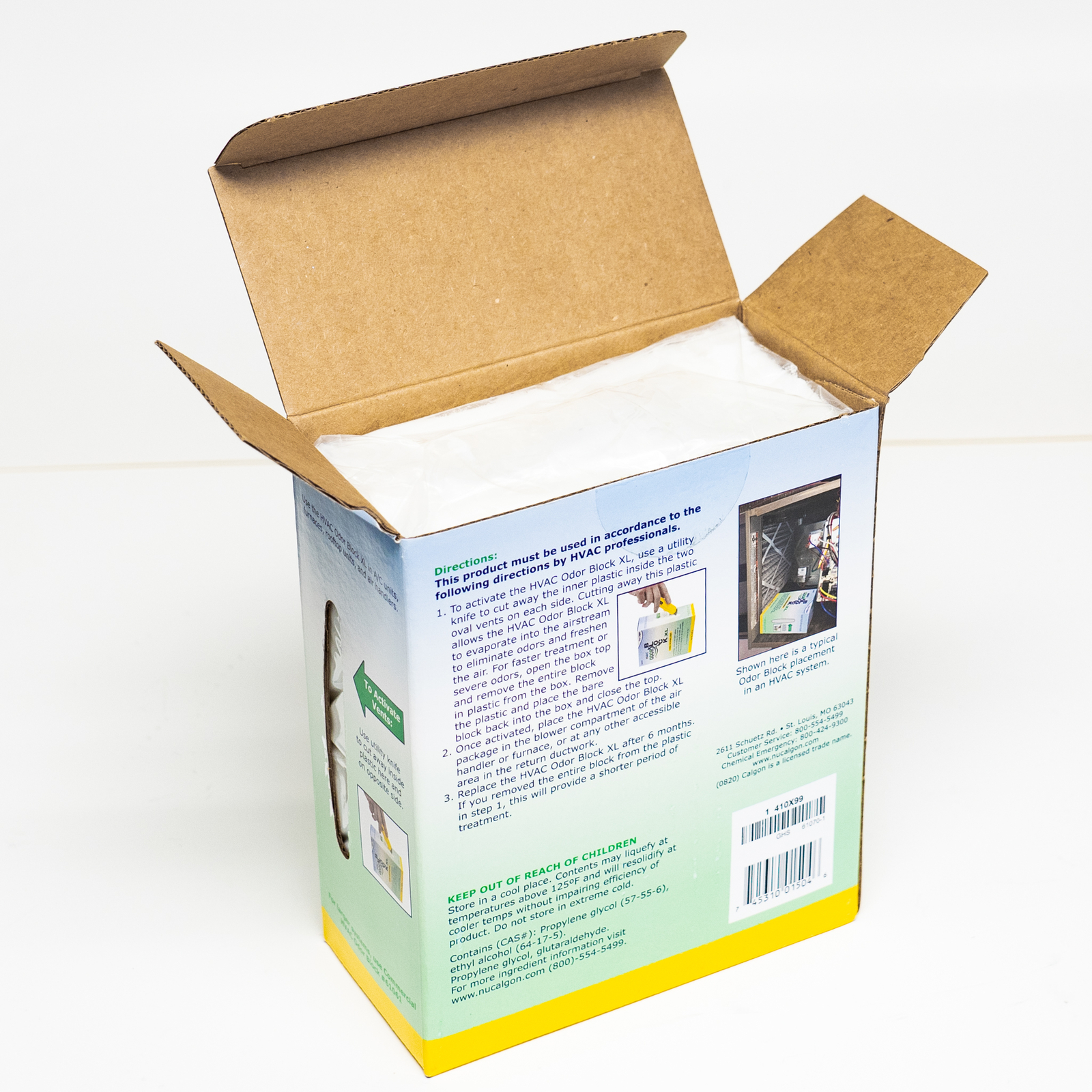 Nu-Calgon Residential HVAC Odor Block XL Odor Neutralizer – 4.25 lbs. – 61070