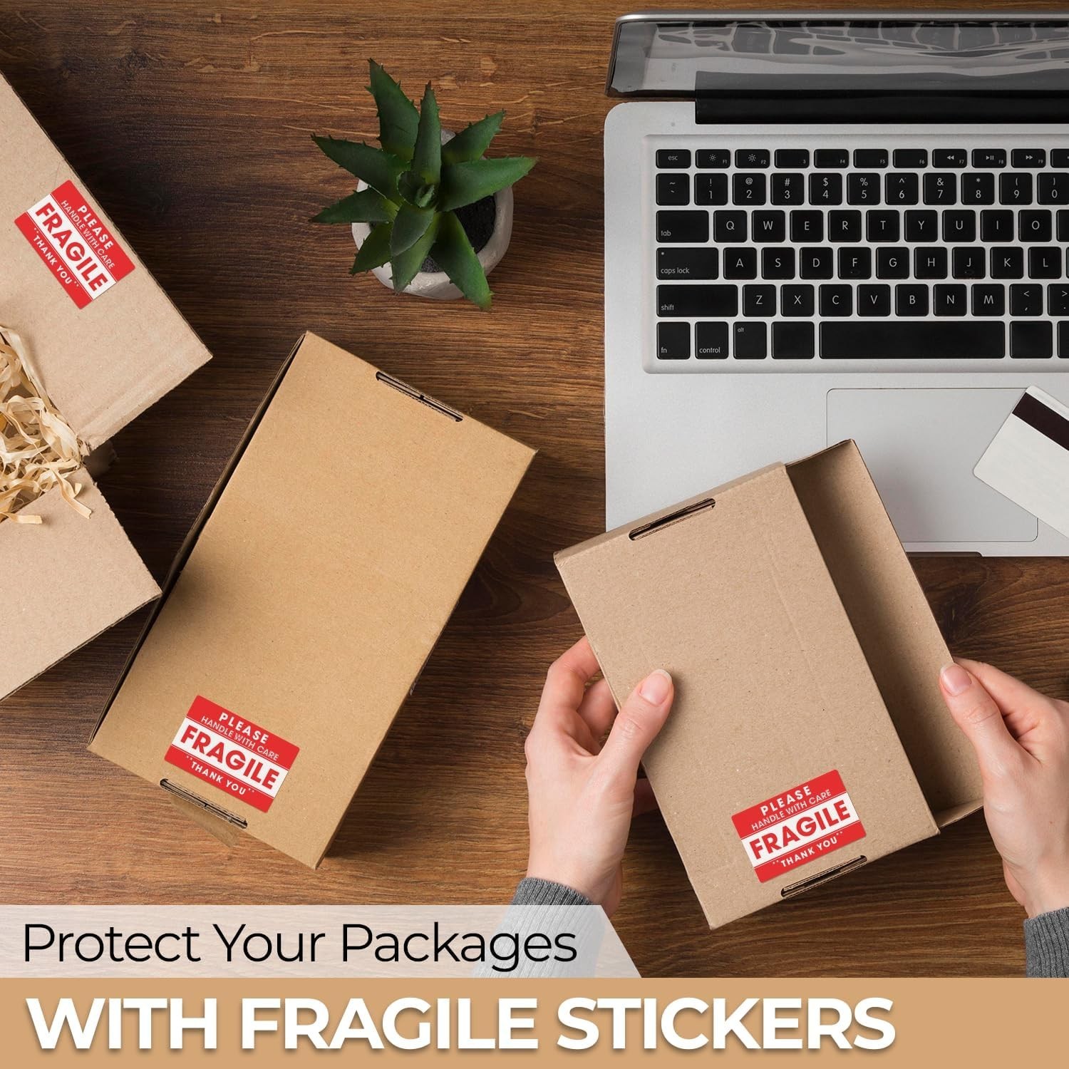 Fragile Handle with Care Lable Stickers – Labels for Packaging Boxes