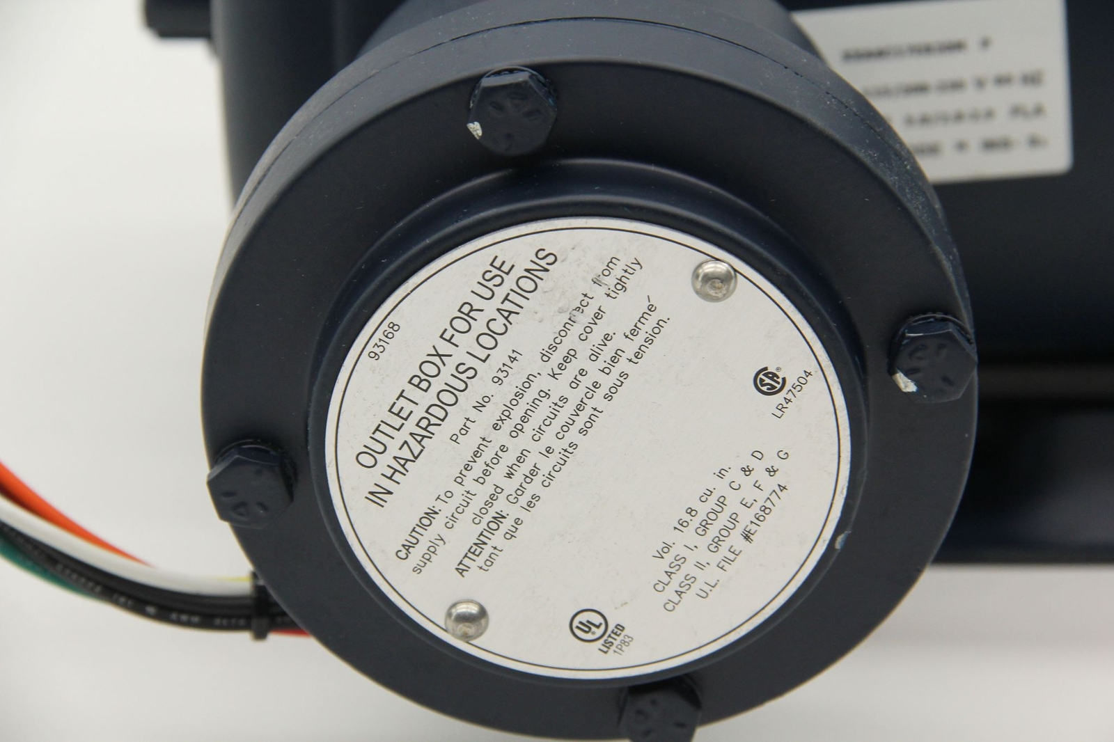 Leeson Electric Explosion Proof Motor 1/3 HP