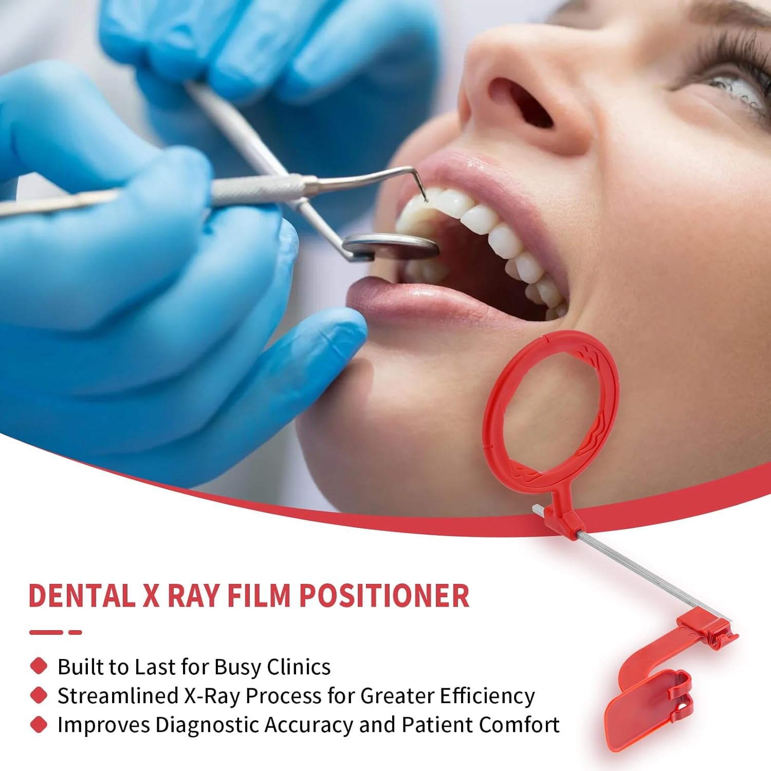 Dental Digital Sensor Holder X-Ray Aiming Ring Bitewing/Anterior/Posterior Arm