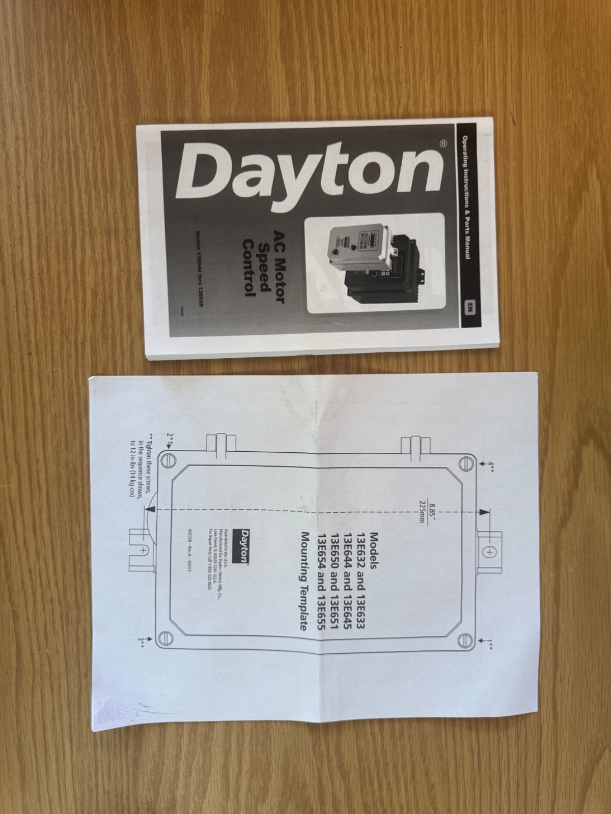 Dayton 13E646 AC Motor Speed Control VFD 2HP 230V 1PH to 3PH NEMA 4X