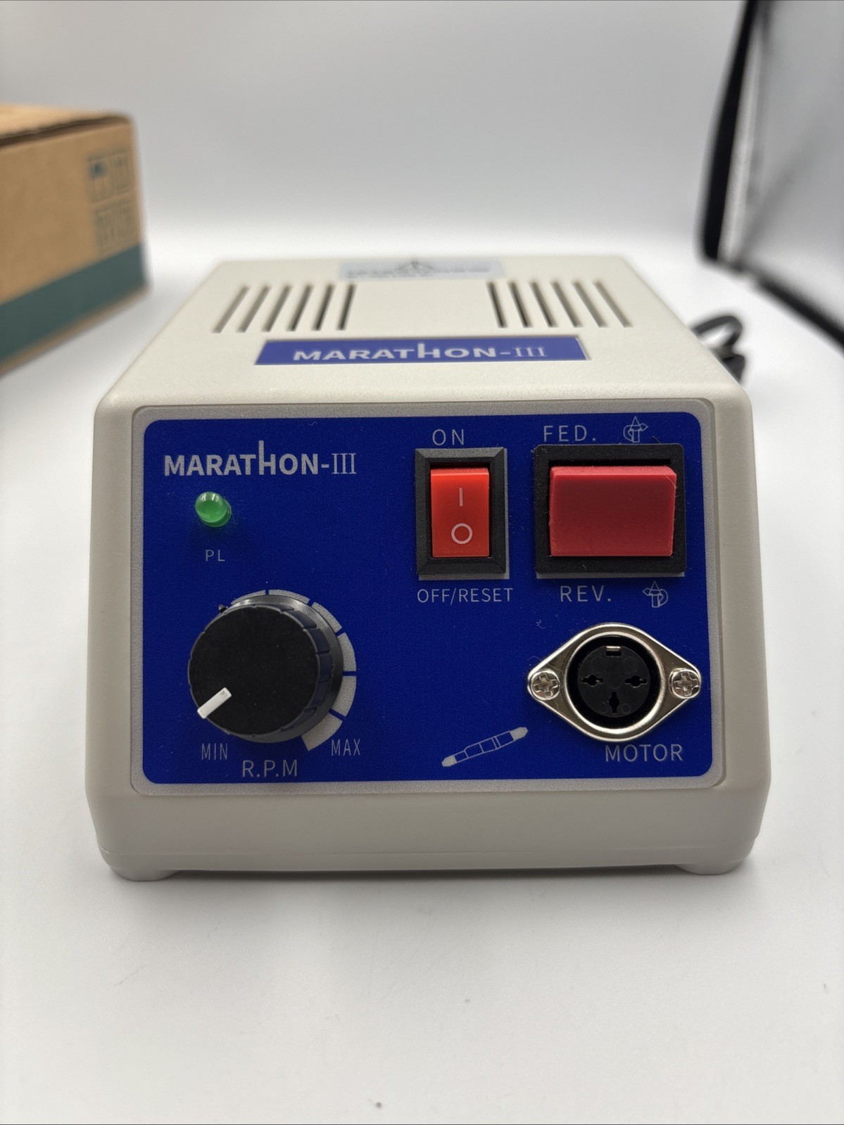 Dental Lab MARATHON-III Micromotor 35K RPM Polisher Grinder Incomplete Set NewOB