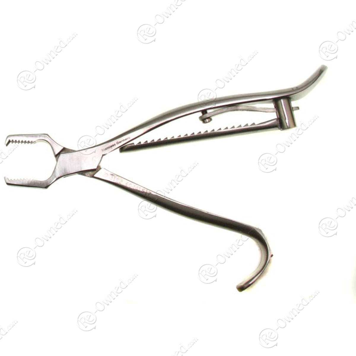 Zimmer 3122 Kern Bone Holding Forceps 6in (15cm) with ratchet