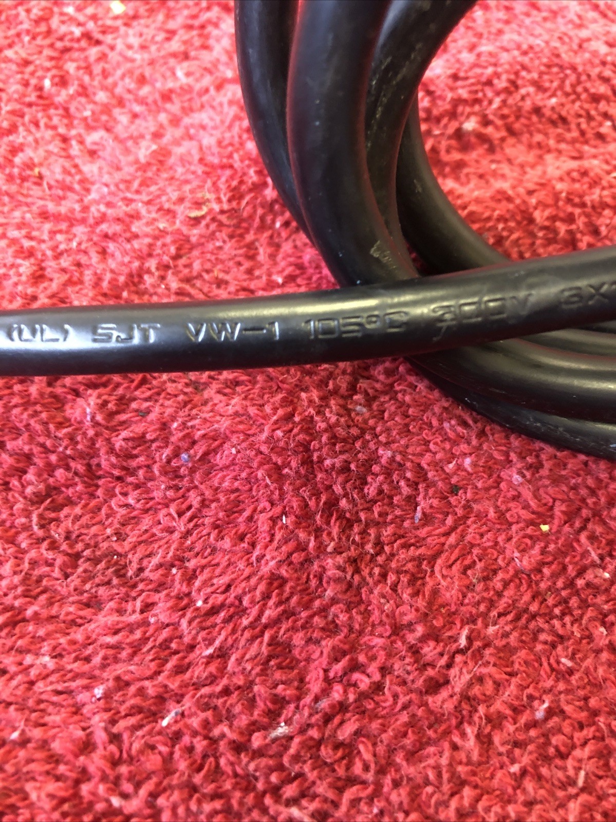 JCB36N2B-110 Black Uplift Desk Control System Desk Power Cord E261570
