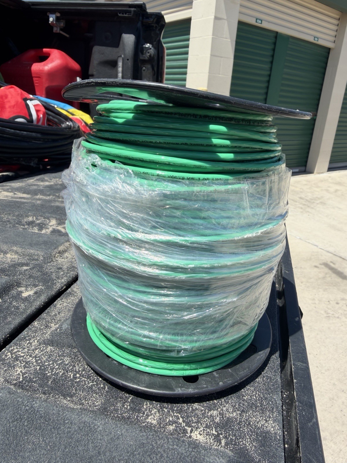 Southwire 10 AWG Stranded Copper Wire, THHN PVC/Nylon, Green, 500 ft
