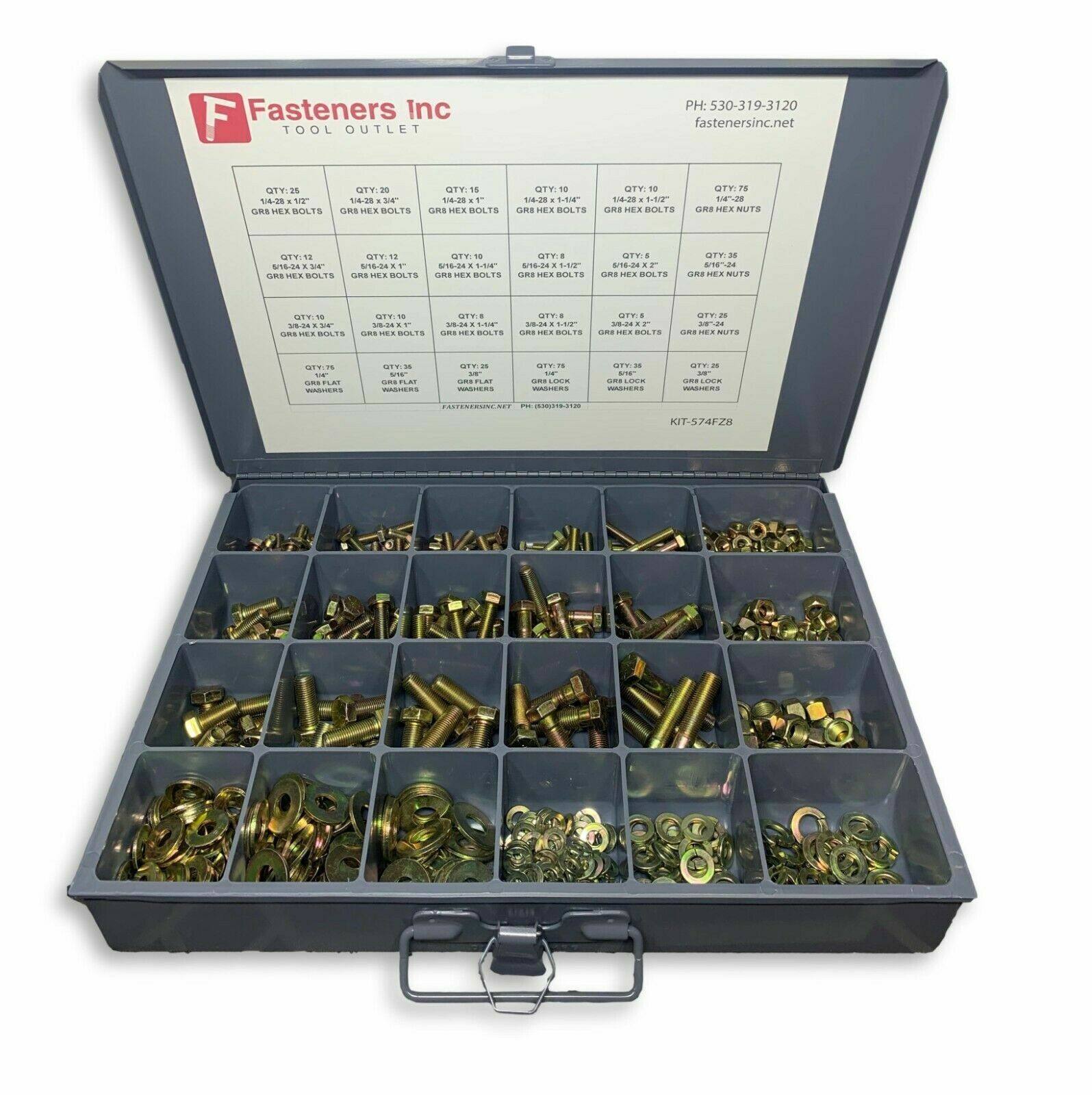 9/16-18 Hex Bolt Yellow Zinc Grade 8 Cap Screw Fine Thread (Choose Size & Qty)
