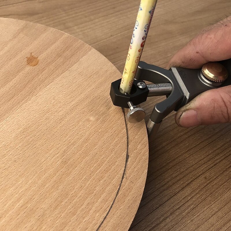 Carpenter’s Marking Tool Dual-Purpose Arc & Straight Line DIY Woodworking Tool