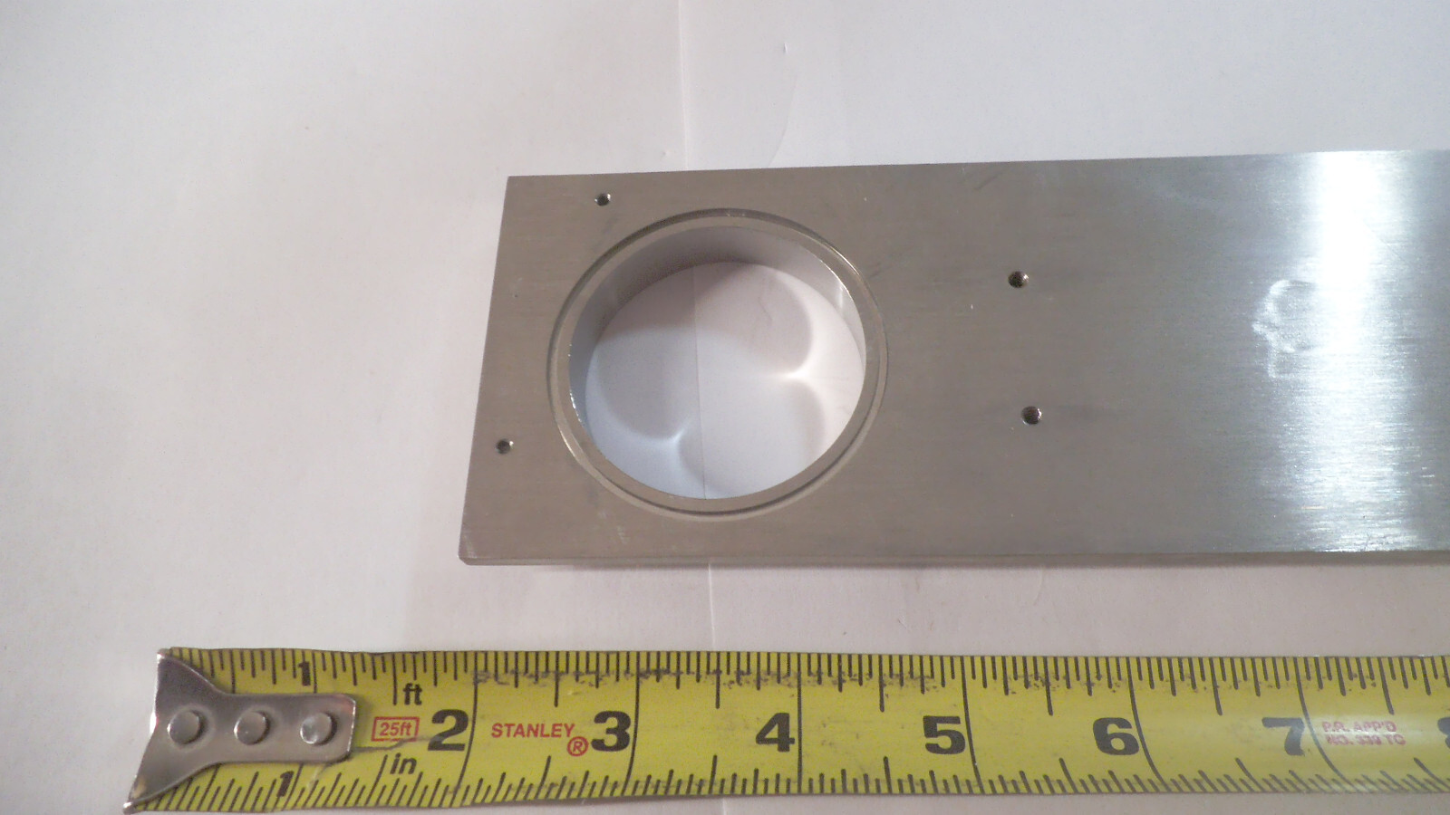 Stainless Steel plate or bracket 10-3/4″ x 2-7/8″ x 1/2″ thick