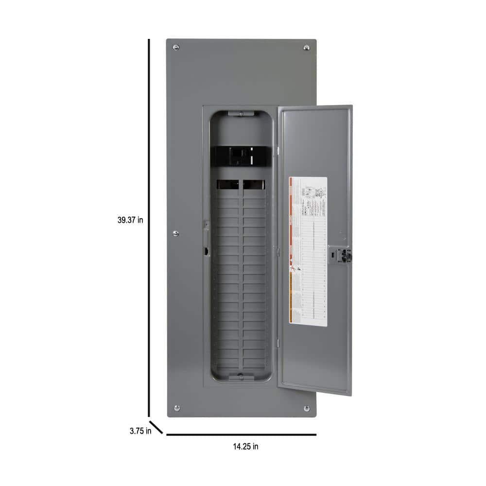 Square D 200-Amp Indoor Main Breaker Load Center Panel Box 80-Circuit 40-Space