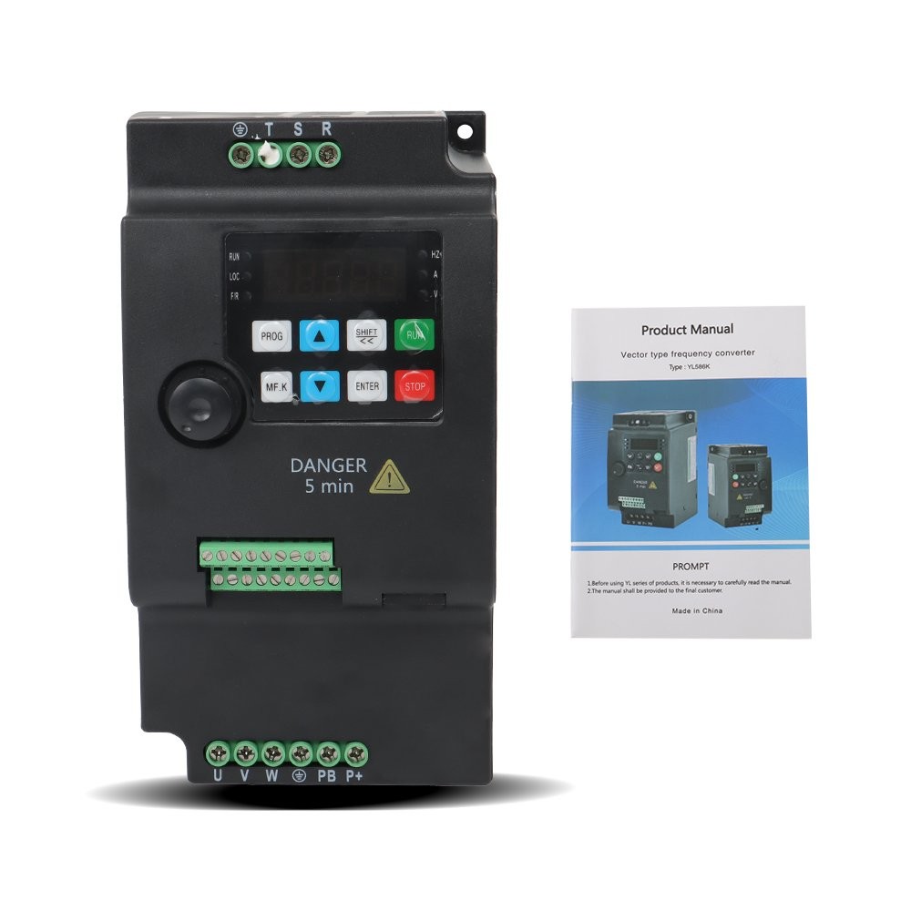 Variable Frequency Drive 3.7KW 1 To 3 Phase VFD 4HP Inverter Converter 220V New
