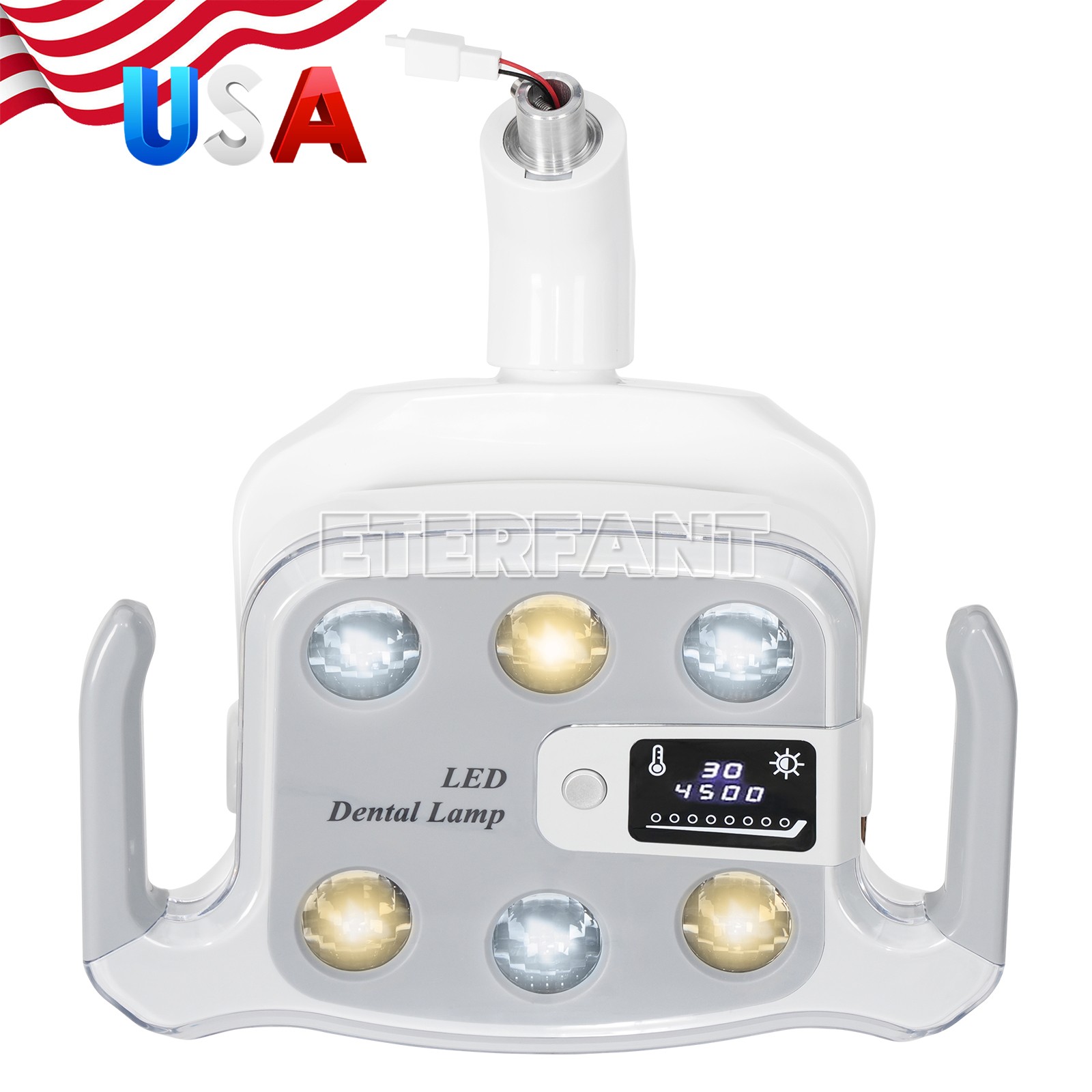6LED Shadowless Oral Lamp Light Induction Sensor for Dental Chair 8W/9W US