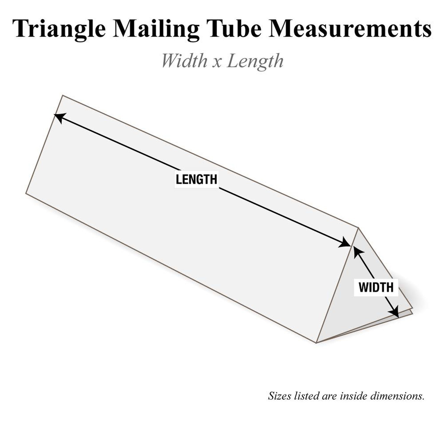 Partners Brand PMTM318 Triangle Mailing Tubes, 3″ x 18 1/4″, Oyster White (Pa…