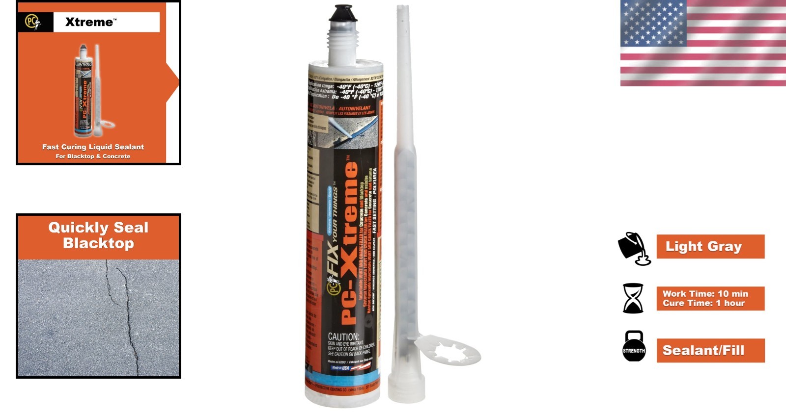 8.6oz PC-Xtreme Polyurea Sealant – Fast Curing Joint Filler for Tough Repairs