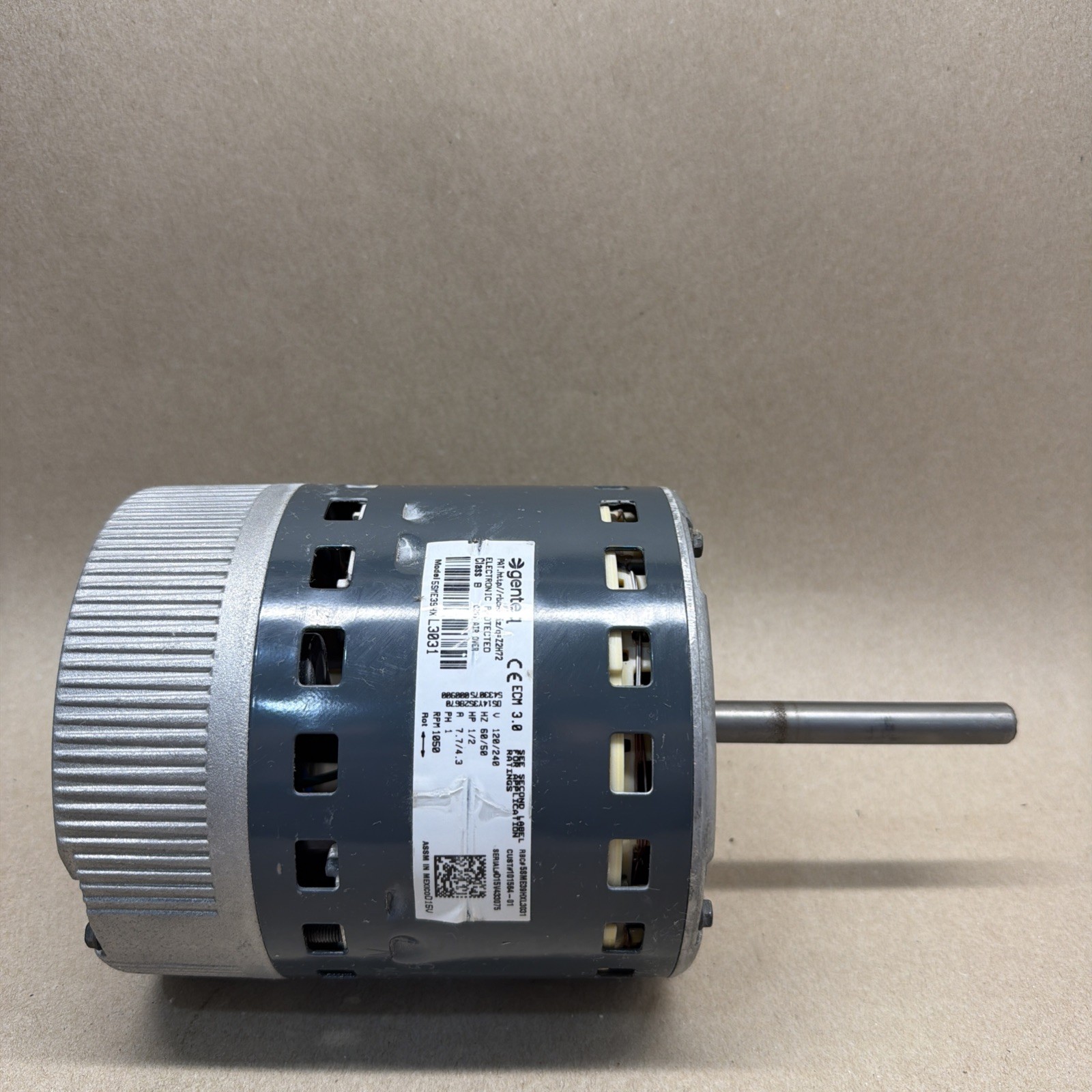 🔥 Genteq 5SME39HXL3031 ECM 3.0 Blower Motor 1/2HP 120/240V 101564-01 GC08