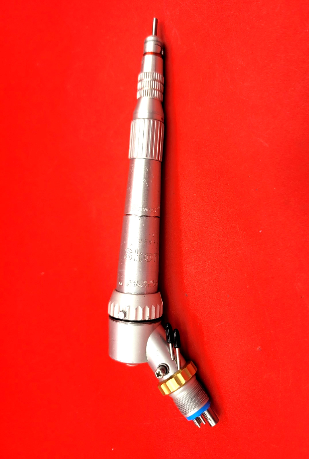 Dental Handpiece/MIDWEST 2 SPEED SHORTY MOTOR & STRAIGHT NOSE -2PC – Ships FREE.