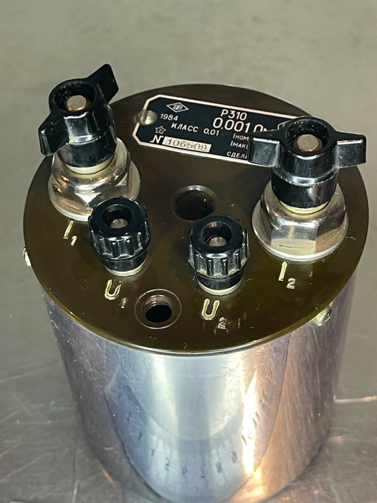0.001 Ohm Ω Resistance Standard Resistor Calibrator Accuracy 0.01% Tested