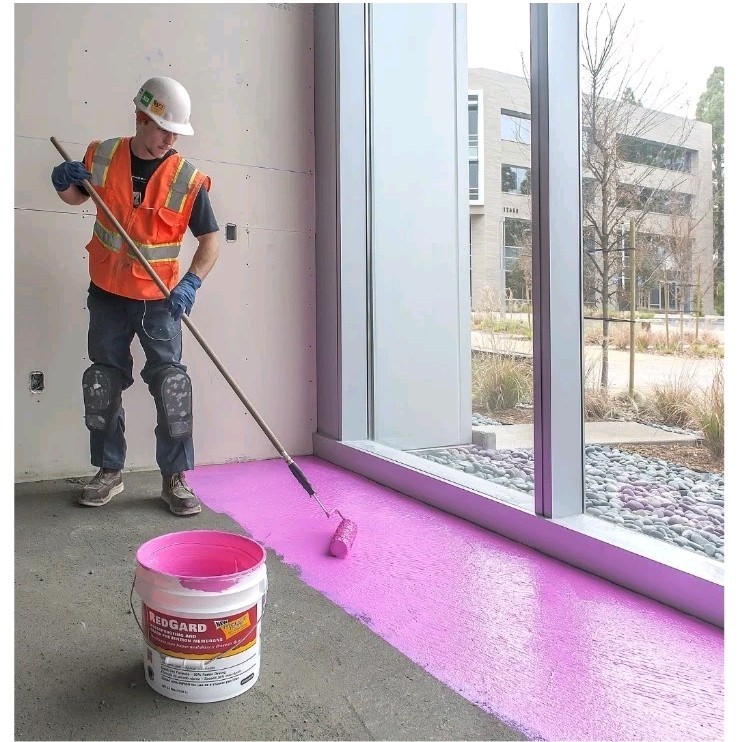 Custom Building RedGard Ready to Use Pink Waterproofing &Crack Prevention 3.5gal