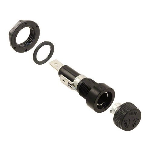 BUSSMANN HKP-HH-R Cartridge Fuse Holder For 6x30mm Fuses, Panel Mount