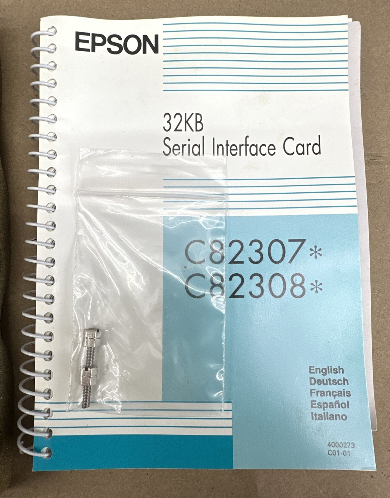 Epson C823071 0200 32KB Serial Interface Card Type B || NIB – FAST SHIPPED 🇺🇸