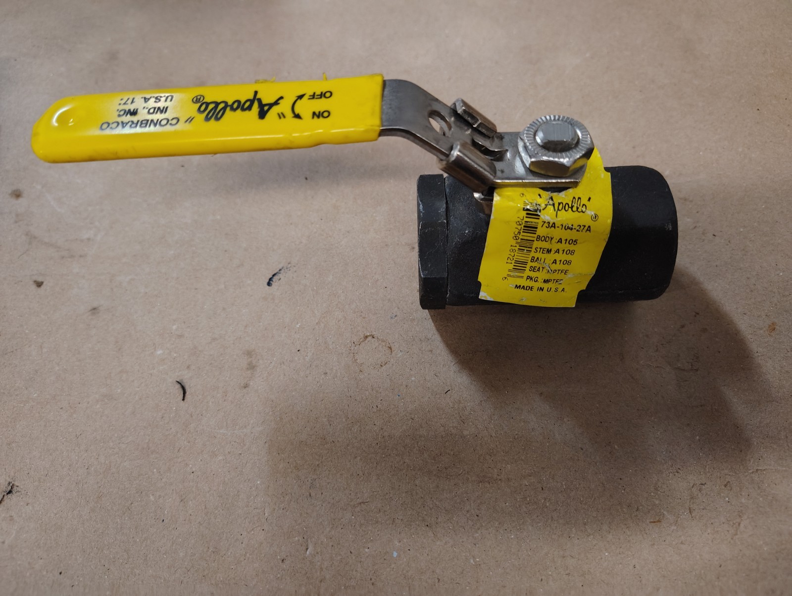 Apollo Conbraco Ind USA 17: 73A-104-27A Ball Valve Gas Water High Pressure Lot 3