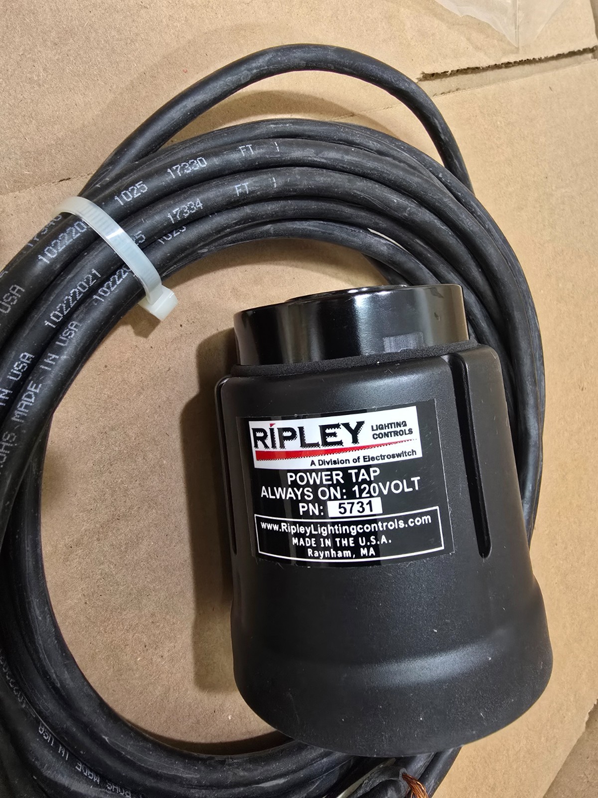 Ripley Always On 120 V Photocell Power Tap Adapter with 20 ft cable PN 5731