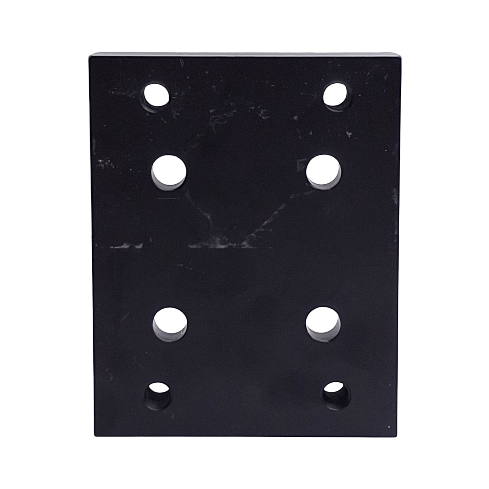 80/20 2420-Black 15 Series Flange Mount Caster Base Plate, 3.750in x 3.00in