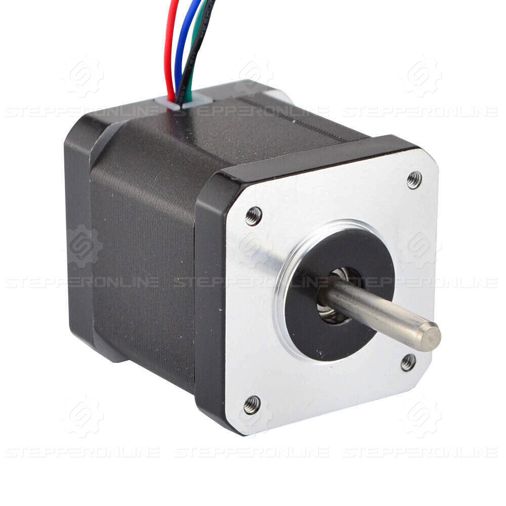 0.9deg Nema 17 Stepper Motor 46Ncm(65.1oz.in) 2A 12V 42x48mm 4-wire 3D Printer
