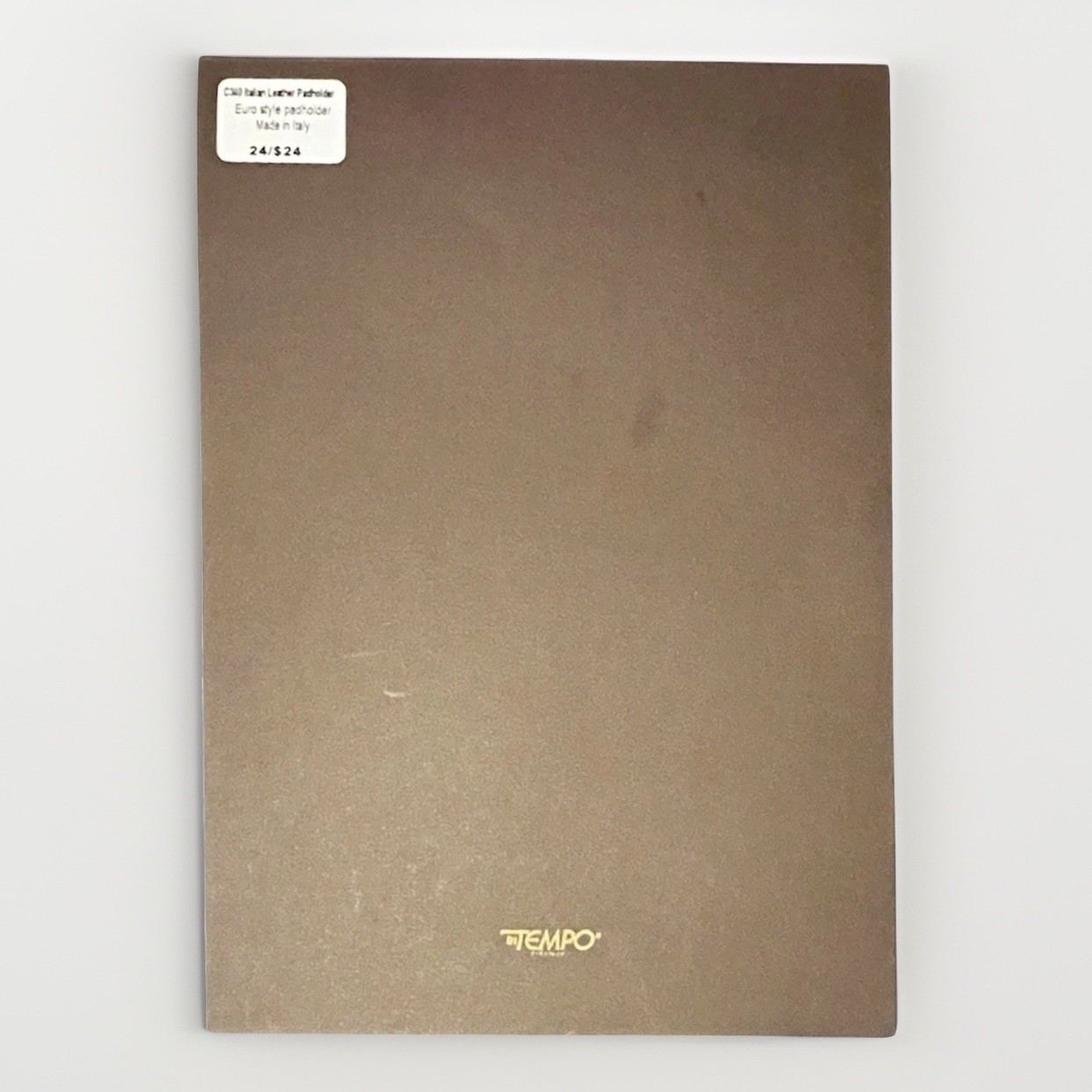 inTEMPO Firenze Italian Leather Padfolio Columbia University Made In Italy