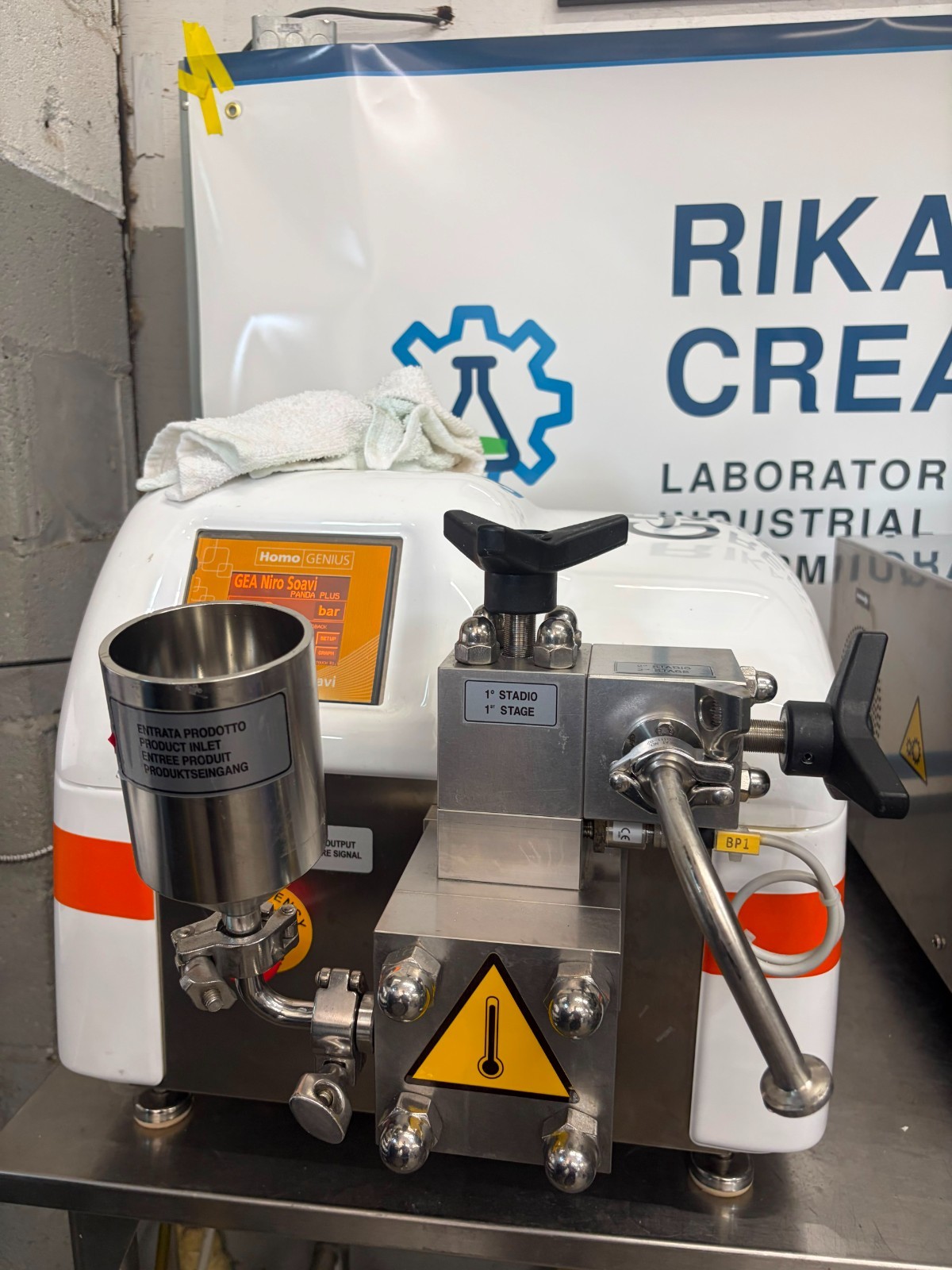 GEA Niro Soavi Homogenizer Combo: Panda Plus & NS1001L2K – Tested Working Great