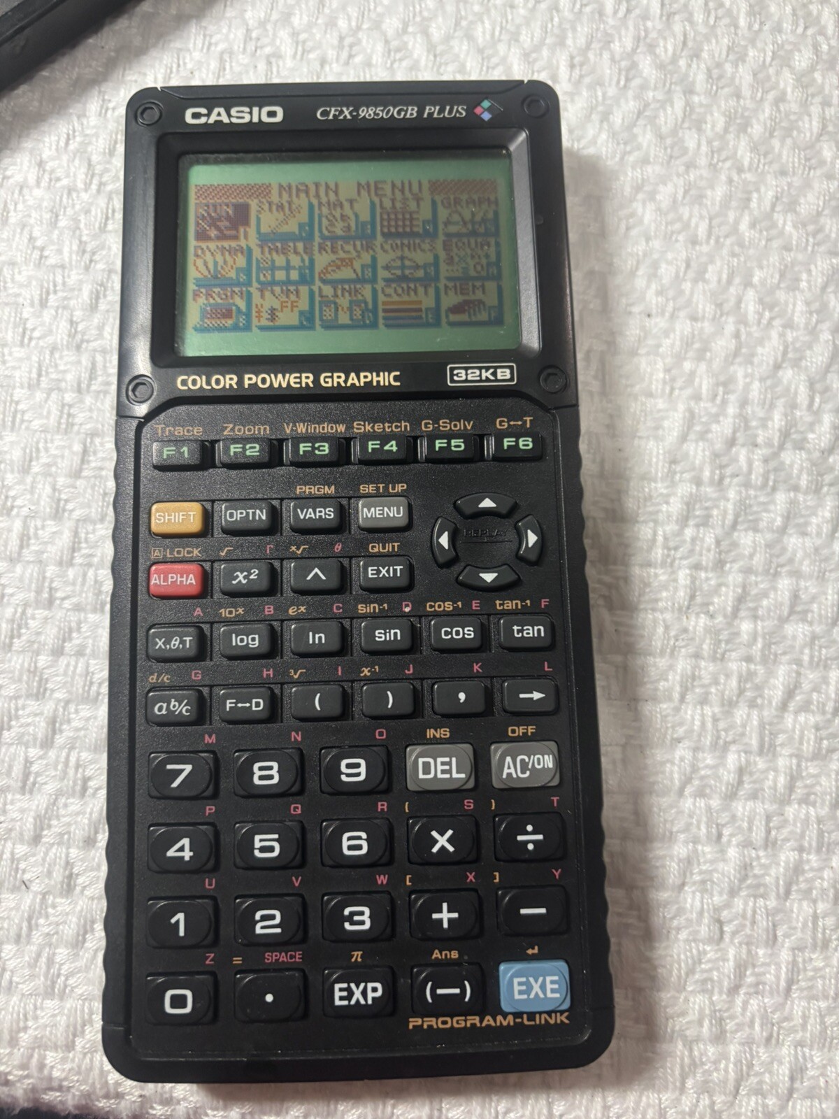 Casio CFX-9850GA Plus Color Power Graphing Calculator 32 KB Works