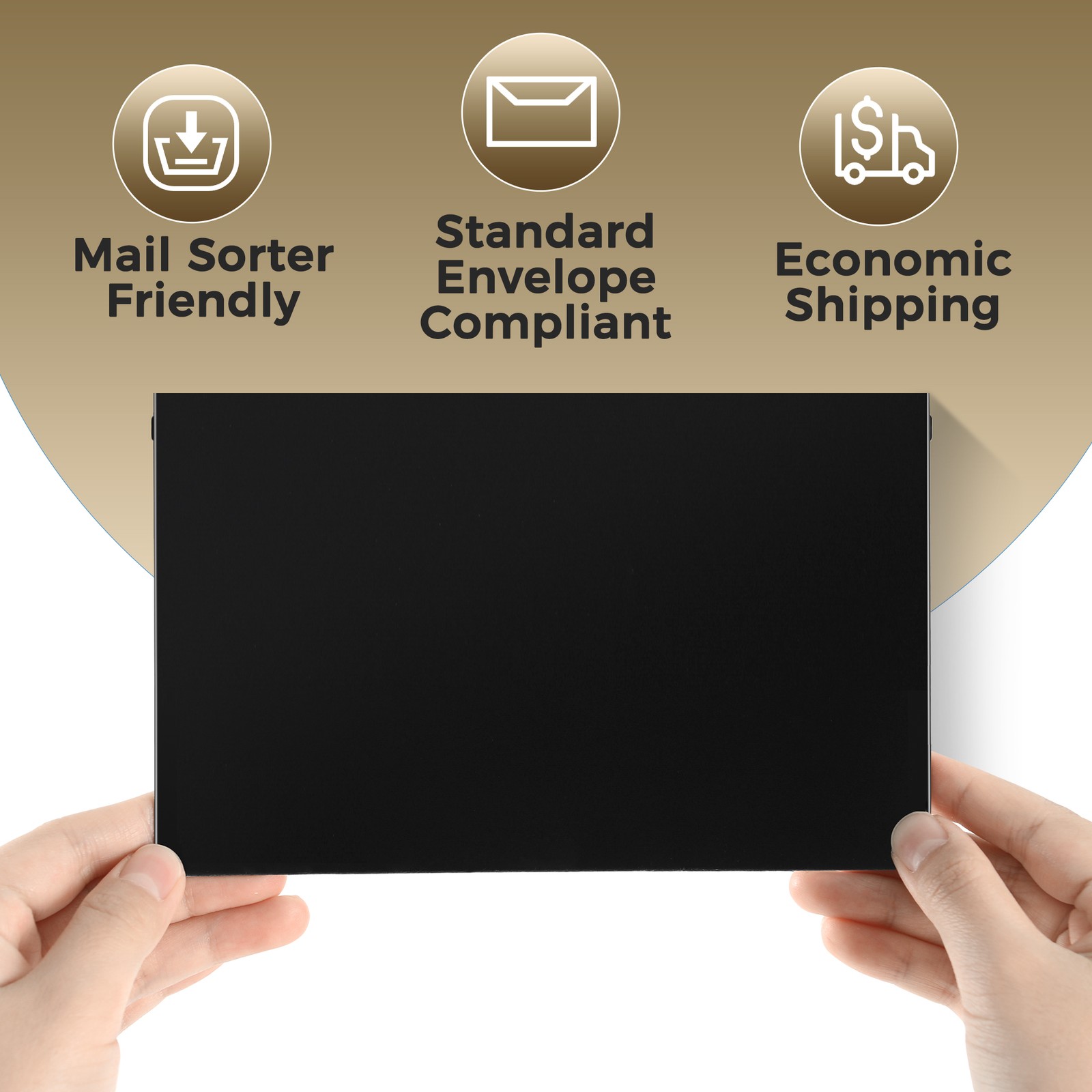 Card Shipping Envelopes 110 Pack – 7 x 4.35 In Trading Cards Self-Adhesive Black