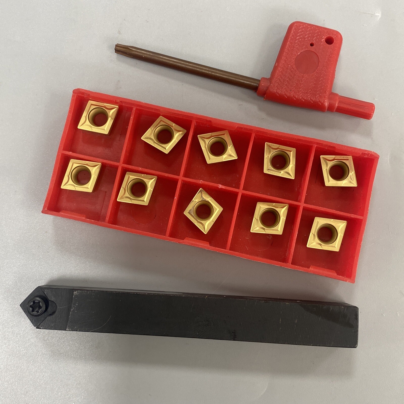 1/2 Lathe Turning Tool Holder SCMCN1212H09-100 + 10PCS Carbide insert CCMT09T304