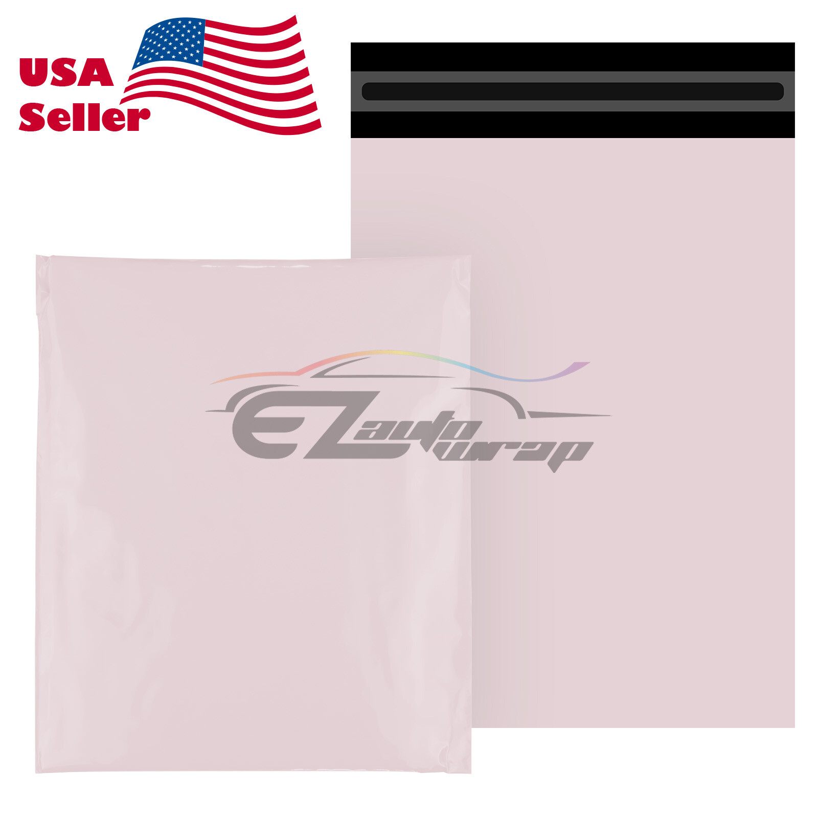 ANY SIZE Carnation Pink Poly Mailers Shipping Envelopes Plastic Bag Self Sealing