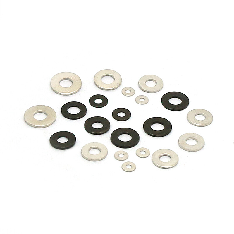Flat Washers 1.1/1.2/1.3/1.4/1.5/1.6/1.7mm Miniature Gasket Iron/Stainless Steel